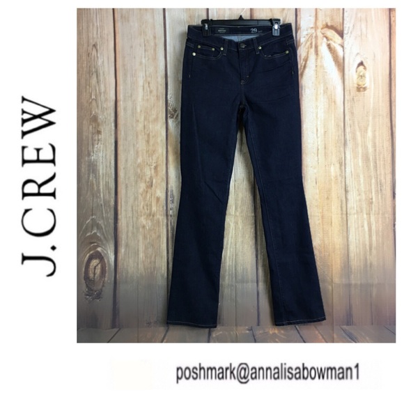 💙NWOT J Crew Bootcut dark denim jean size 29